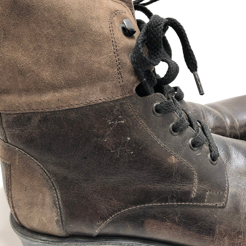 【ジャンク品】【メンズ】 LLOYD ロイド レースアップ ブーツ シューズ 靴 162-251201-rs-06-fur サイズ：8 (27.0cm相当) カラー：ブラウン系 万代Net店