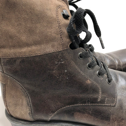 【ジャンク品】【メンズ】 LLOYD ロイド レースアップ ブーツ シューズ 靴 162-251201-rs-06-fur サイズ：8 (27.0cm相当) カラー：ブラウン系 万代Net店