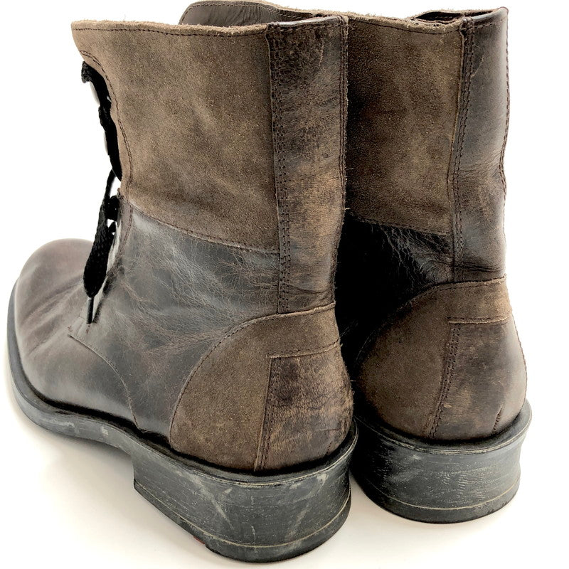 【ジャンク品】【メンズ】 LLOYD ロイド レースアップ ブーツ シューズ 靴 162-251201-rs-06-fur サイズ：8 (27.0cm相当) カラー：ブラウン系 万代Net店