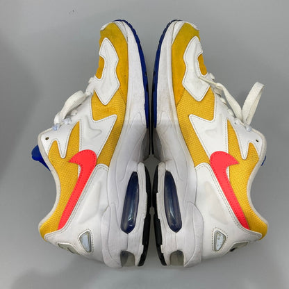 【中古品】【メンズ/レディース】 NIKE ナイキ AO1741-700 AIR MAX2 LIGHT UNIVERSITY GOLD FLASH CRIMSON エア マックス 2 ライト スニーカー 160-251023-WA-02-iwa サイズ：26.5 カラー：UNIVERSITY GOLD/FLASH CRIMSON 万代Net店