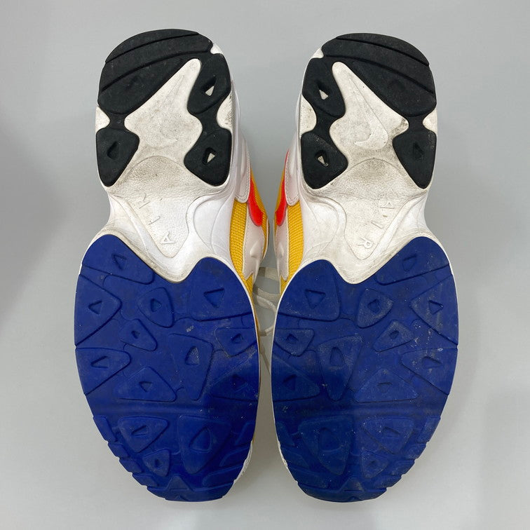 【中古品】【メンズ/レディース】 NIKE ナイキ AO1741-700 AIR MAX2 LIGHT UNIVERSITY GOLD FLASH CRIMSON エア マックス 2 ライト スニーカー 160-251023-WA-02-iwa サイズ：26.5 カラー：UNIVERSITY GOLD/FLASH CRIMSON 万代Net店