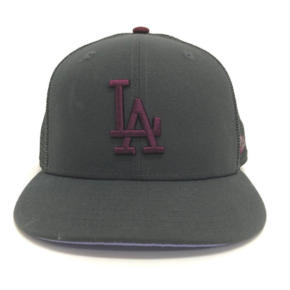 【中古品】【メンズ/レディース】 NEWERA ニューエラ 59FIFTY LOS ANGELES DODGERS MESH CAP キャップ 帽子 アクセサリー 185-260727-rs-02-fur サイズ：7 5/8 (60.6cm) カラー：グレー/パープル 万代Net店