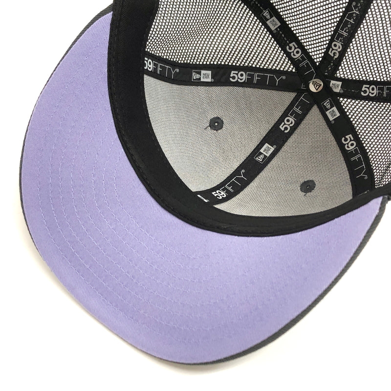 【中古品】【メンズ/レディース】 NEWERA ニューエラ 59FIFTY LOS ANGELES DODGERS MESH CAP キャップ 帽子 アクセサリー 185-260727-rs-02-fur サイズ：7 5/8 (60.6cm) カラー：グレー/パープル 万代Net店