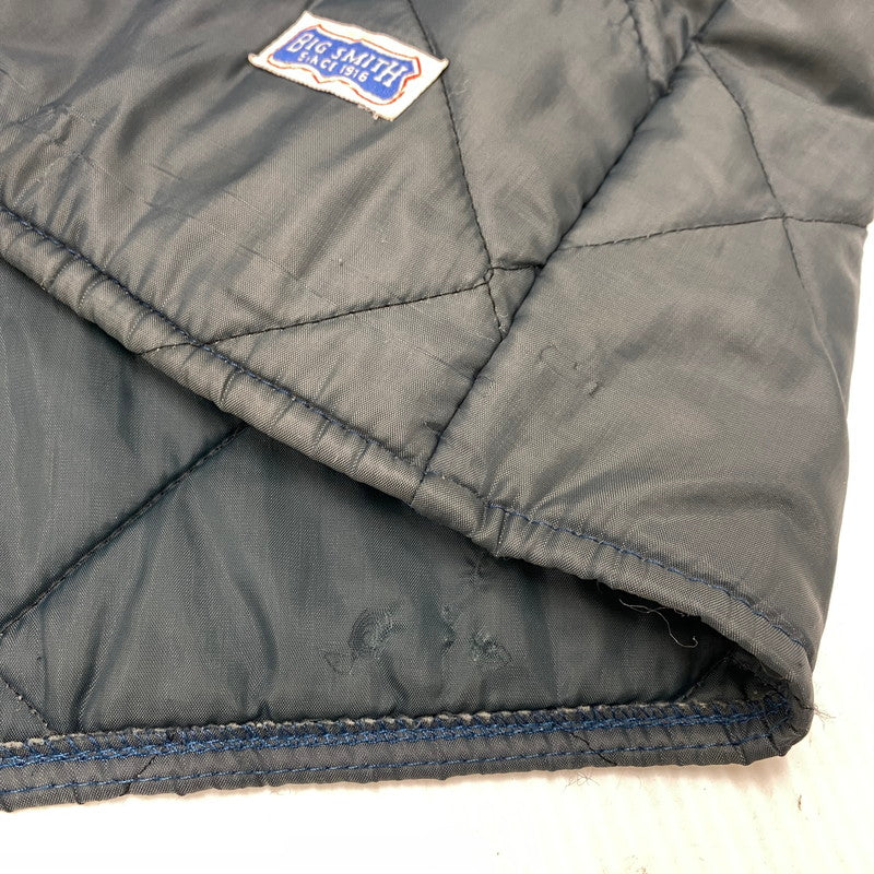 【現状渡し品】【メンズ】 BIG SMITH ビッグスミス QUILTING JACKET キルティング ジャケット アウター 146-260201-kh-15-izu サイズ：M カラー：ネイビー 万代Net店