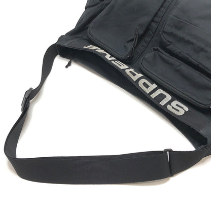 【中古品】【メンズ/レディース】 SUPREME シュプリーム FIELD MESSENGER BAG ショルダーバッグ 鞄 149-260508-rs-06-fur カラー：ブラック 万代Net店