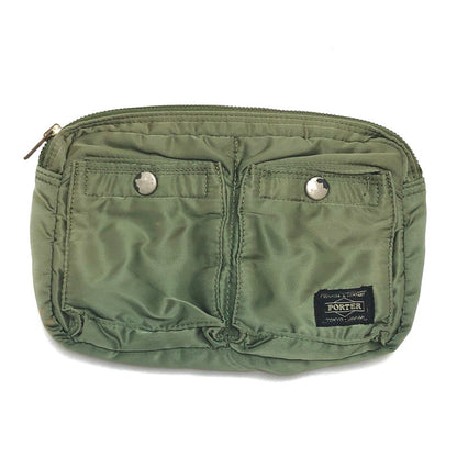 【現状渡し品】【メンズ/レディース】 PORTER ポーター TANKER WAIST BAG タンカー ウエストバッグ 鞄 吉田カバン 188-260508-rs-07-fur カラー：セージグリーン 万代Net店