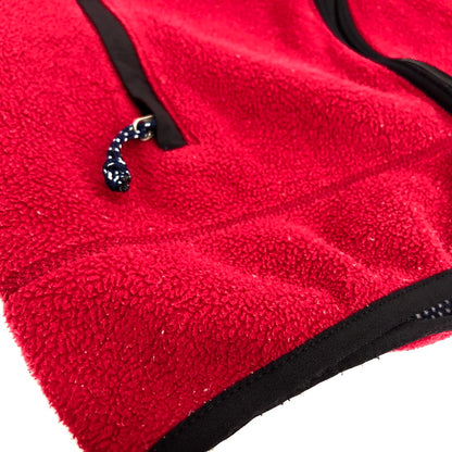 【現状渡し品】【メンズ】 patagonia パタゴニア 90'S PARTIAL ECLIPSE JACKET パーシャルエクリプス ジャケット フリース アウター 古着 アウトドア系 ヴィンテージ系 144-251201-rs-09-fur サイズ：M カラー：レッド/ブラック 万代Net店