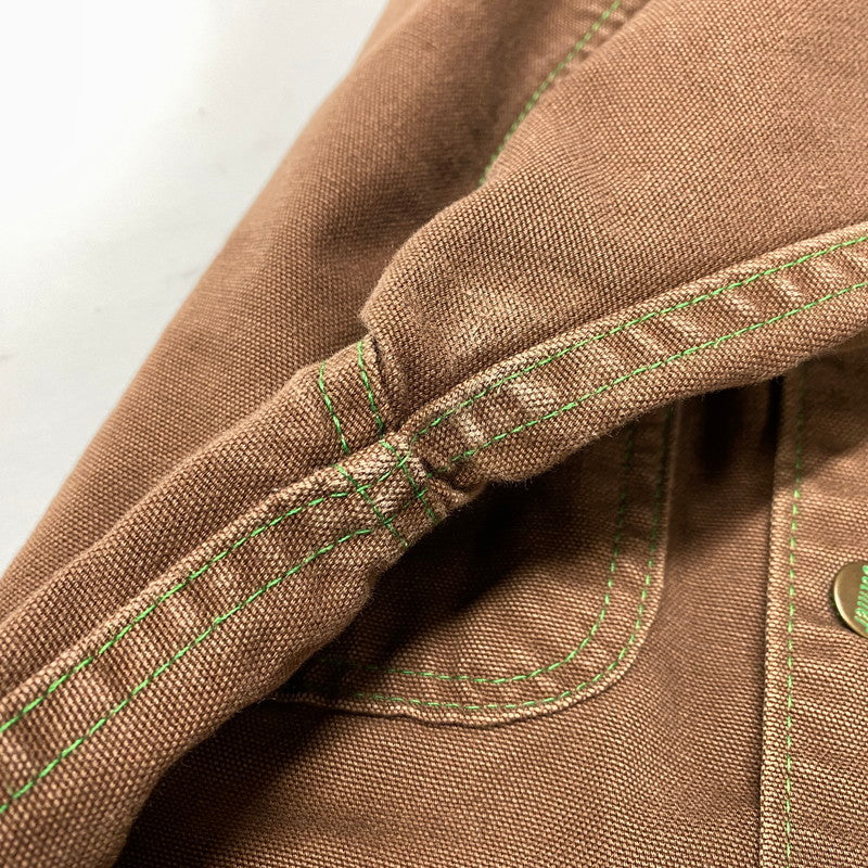 【中古品】【メンズ】 DUCK COVERALL JACKET ダック カバーオール ジャケット アウター 146-260201-kh-16-izu サイズ：42 カラー：ブラウン 万代Net店