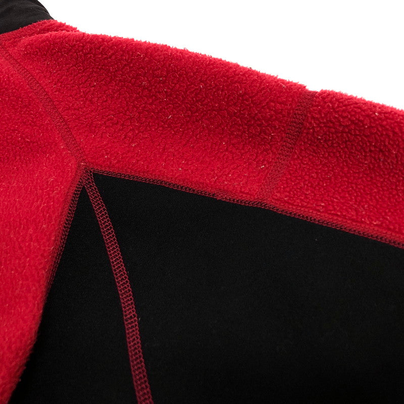 【現状渡し品】【メンズ】 patagonia パタゴニア 90'S PARTIAL ECLIPSE JACKET パーシャルエクリプス ジャケット フリース アウター 古着 アウトドア系 ヴィンテージ系 144-251201-rs-09-fur サイズ：M カラー：レッド/ブラック 万代Net店