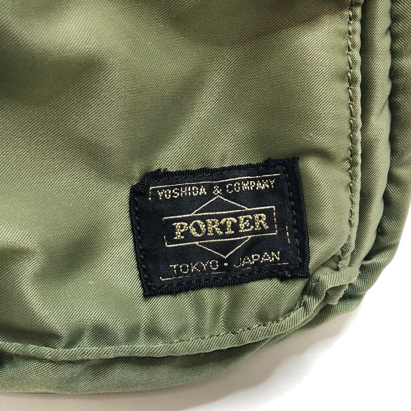 【現状渡し品】【メンズ/レディース】 PORTER ポーター TANKER WAIST BAG タンカー ウエストバッグ 鞄 吉田カバン 188-260508-rs-07-fur カラー：セージグリーン 万代Net店