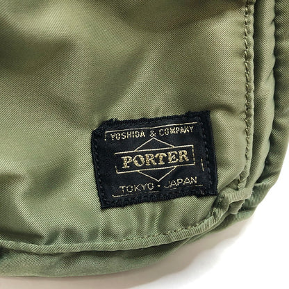 【現状渡し品】【メンズ/レディース】 PORTER ポーター TANKER WAIST BAG タンカー ウエストバッグ 鞄 吉田カバン 188-260508-rs-07-fur カラー：セージグリーン 万代Net店