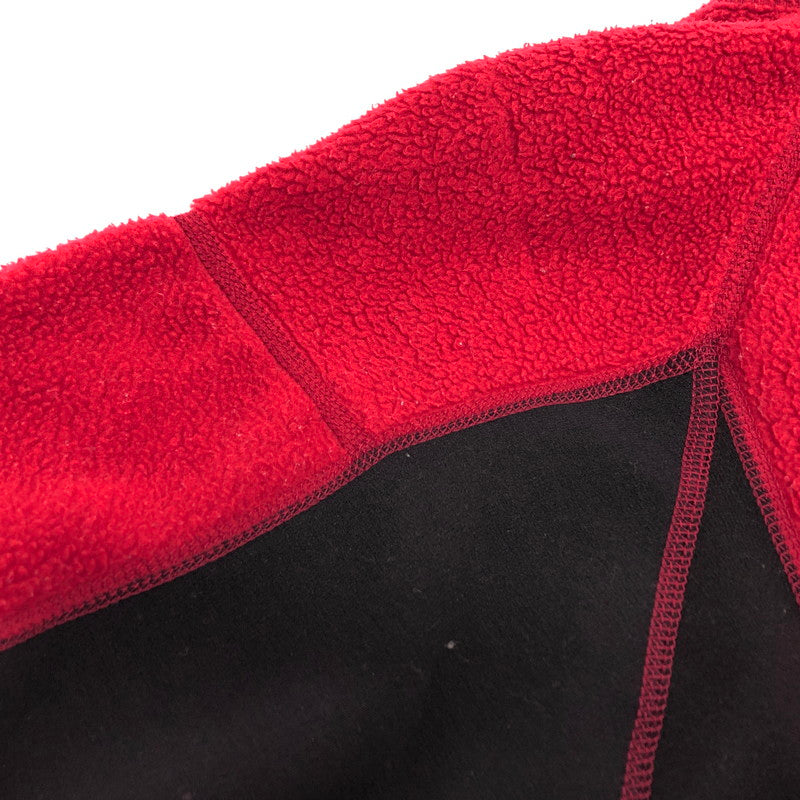 【現状渡し品】【メンズ】 patagonia パタゴニア 90'S PARTIAL ECLIPSE JACKET パーシャルエクリプス ジャケット フリース アウター 古着 アウトドア系 ヴィンテージ系 144-251201-rs-09-fur サイズ：M カラー：レッド/ブラック 万代Net店