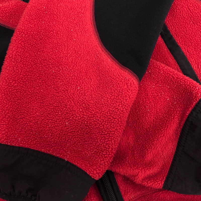 【現状渡し品】【メンズ】 patagonia パタゴニア 90'S PARTIAL ECLIPSE JACKET パーシャルエクリプス ジャケット フリース アウター 古着 アウトドア系 ヴィンテージ系 144-251201-rs-09-fur サイズ：M カラー：レッド/ブラック 万代Net店