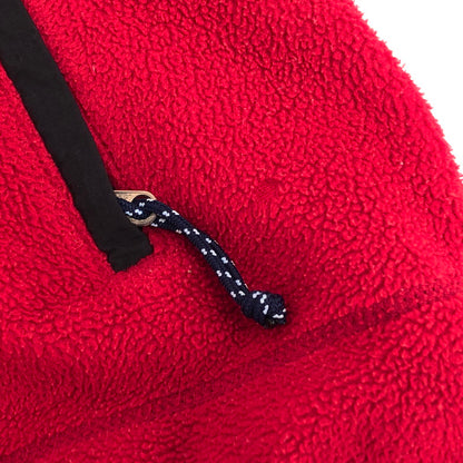 【現状渡し品】【メンズ】 patagonia パタゴニア 90'S PARTIAL ECLIPSE JACKET パーシャルエクリプス ジャケット フリース アウター 古着 アウトドア系 ヴィンテージ系 144-251201-rs-09-fur サイズ：M カラー：レッド/ブラック 万代Net店