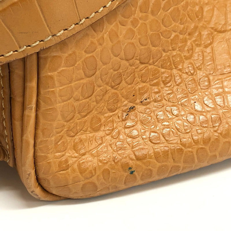 【中古品】【レディース】 SAZABY サザビー CROCODILE EMBOSSED 2WAY HAND BAG 01529071 ショルダーバッグ ハンドバッグ 鞄 188-260727-rs-03-fur カラー：ブラウン 万代Net店