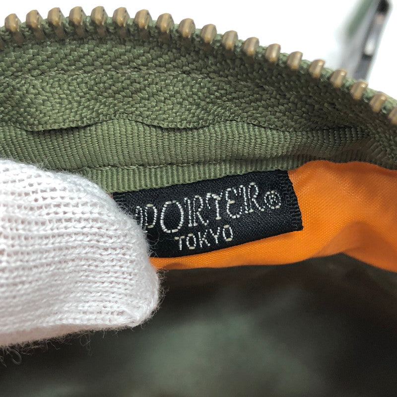 【現状渡し品】【メンズ/レディース】 PORTER ポーター TANKER WAIST BAG タンカー ウエストバッグ 鞄 吉田カバン 188-260508-rs-07-fur カラー：セージグリーン 万代Net店
