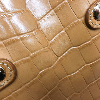 【中古品】【レディース】 SAZABY サザビー CROCODILE EMBOSSED 2WAY HAND BAG 01529071 ショルダーバッグ ハンドバッグ 鞄 188-260727-rs-03-fur カラー：ブラウン 万代Net店