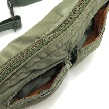 【現状渡し品】【メンズ/レディース】 PORTER ポーター TANKER WAIST BAG タンカー ウエストバッグ 鞄 吉田カバン 188-260508-rs-07-fur カラー：セージグリーン 万代Net店