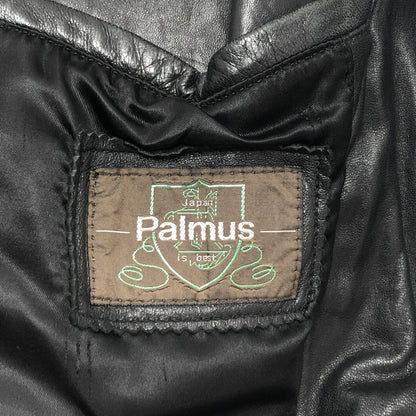 【ジャンク品】【メンズ】 PALMUS SHEEPSKIN LEATHER JACKET レザージャケット アウター 古着 ヴィンテージ 146-261020-rs-01-fur サイズ：フリー カラー：ブラック 万代Net店