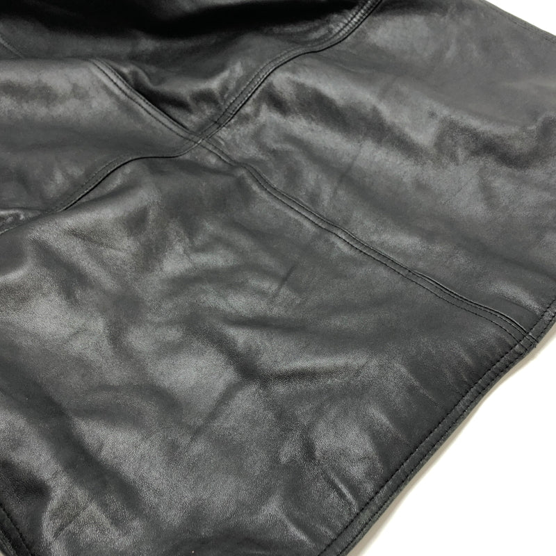 【ジャンク品】【メンズ】 PALMUS SHEEPSKIN LEATHER JACKET レザージャケット アウター 古着 ヴィンテージ 146-261020-rs-01-fur サイズ：フリー カラー：ブラック 万代Net店