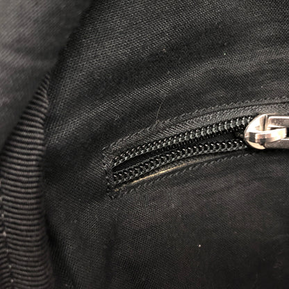 【現状渡し品】【レディース】 SAINT LAURENT サンローラン LEATHER MOUTON BACKPACK レザー バックパック リュック バッグ 鞄 180-260727-rs-04-fur カラー：ブラック 万代Net店