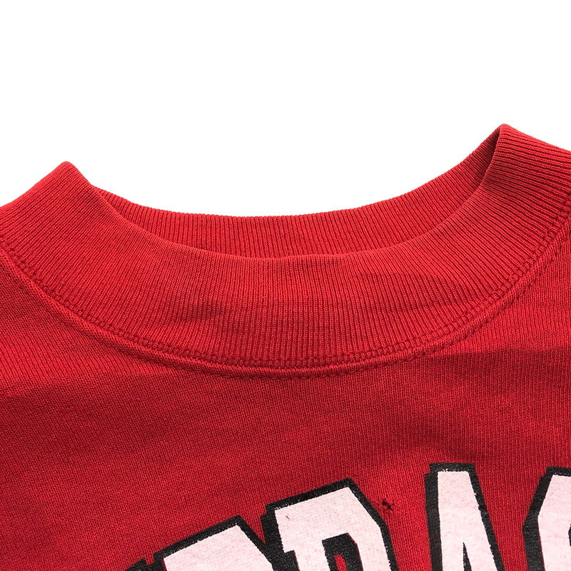 【現状渡し品】【メンズ】 FRUITS OF THE LOOM フルーツオブザルーム NEBRASKA L/S SWEAT SHIRT スウェット トレーナー 長袖 トップス ヴィンテージ 146-260508-rs-10-fur サイズ：M カラー：レッド 万代Net店