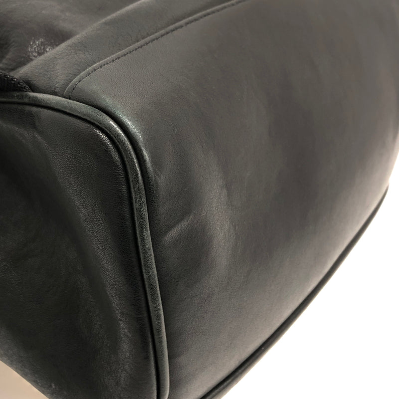 【現状渡し品】【レディース】 SAINT LAURENT サンローラン LEATHER MOUTON BACKPACK レザー バックパック リュック バッグ 鞄 180-260727-rs-04-fur カラー：ブラック 万代Net店