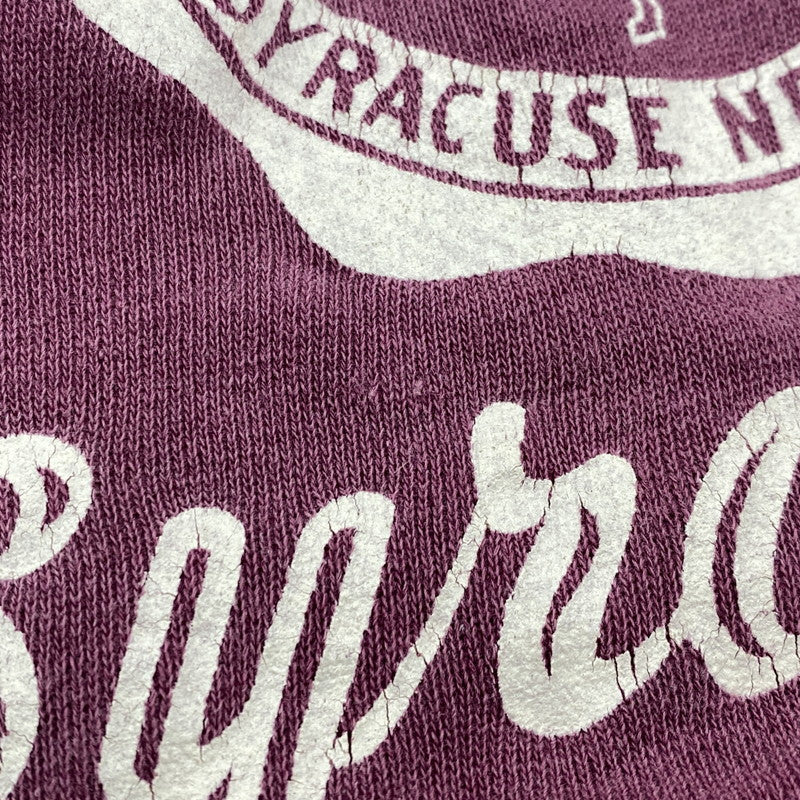 【中古品】【メンズ】 USED VINTAGE ヴィンテージ COLLEGE LOGO RAGLAN SWEATSHIRT カレッジ ロゴ ラグラン スウェット シャツ トレーナー トップス 長袖 146-251224-kh-04-izu カラー：ボルドー 万代Net店