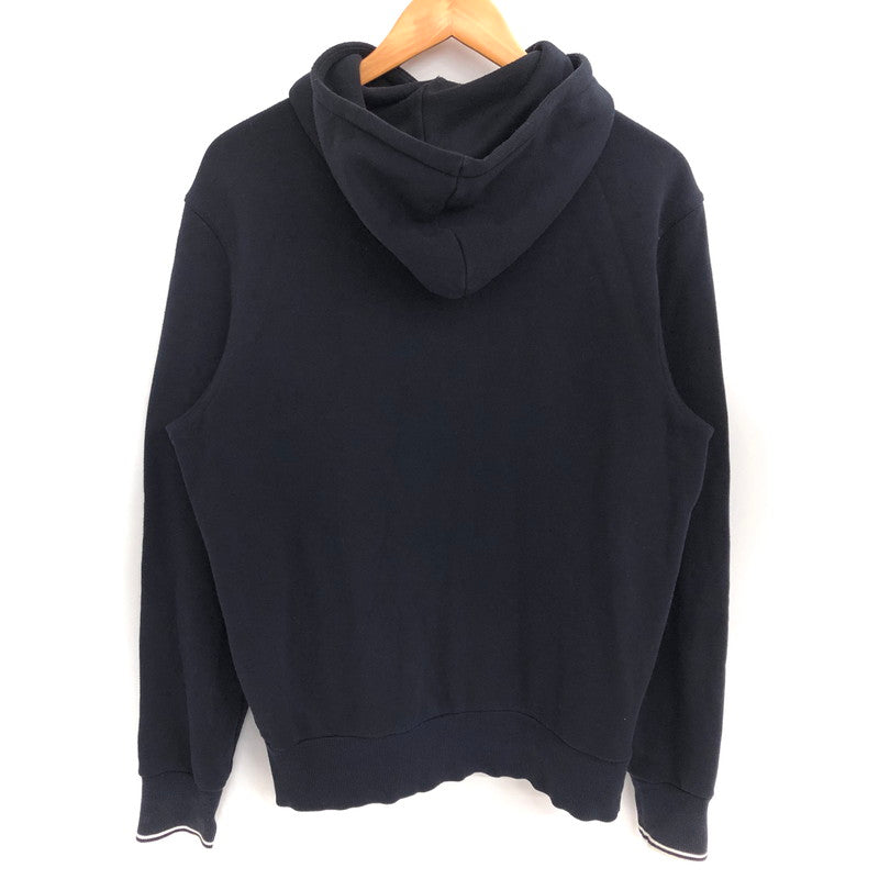 【中古品】【メンズ】 FRED PERRY フレッドペリー HOODED ZIP THROUGH SWEATSHIRT J7536 パーカー フーディ 長袖 トップス 141-260508-rs-09-fur サイズ：M カラー：ネイビー 万代Net店