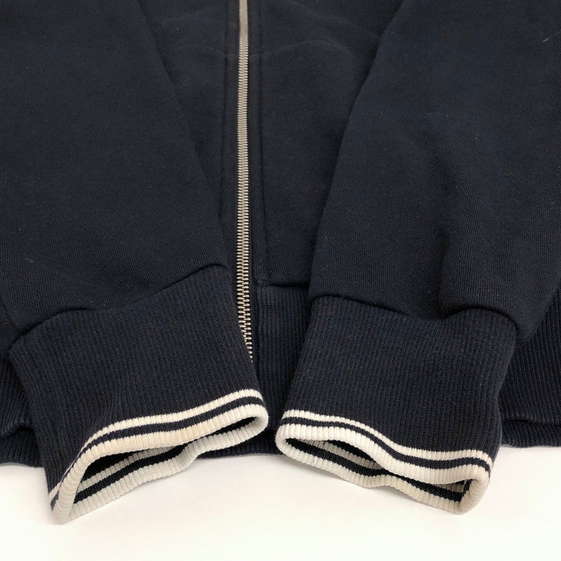 【中古品】【メンズ】 FRED PERRY フレッドペリー HOODED ZIP THROUGH SWEATSHIRT J7536 パーカー フーディ 長袖 トップス 141-260508-rs-09-fur サイズ：M カラー：ネイビー 万代Net店