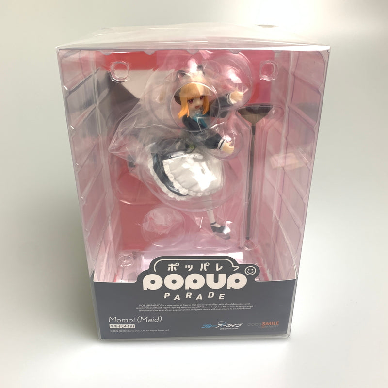 【中古美品】 POP UP PARADE ブルーアーカイブ Blue Archive モモイ メイド フィギュア 052-260731-zi-14-min 万代Net店