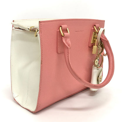 【中古品】【レディース】 SAMANTHA THAVASA サマンサタバサ SAMANTHA MINE 2WAY BAG サマンサマイン 2WAY ハンドバッグ ショルダーバッグ 鞄 188-260727-rs-05-fur カラー：コーラルピンク 万代Net店