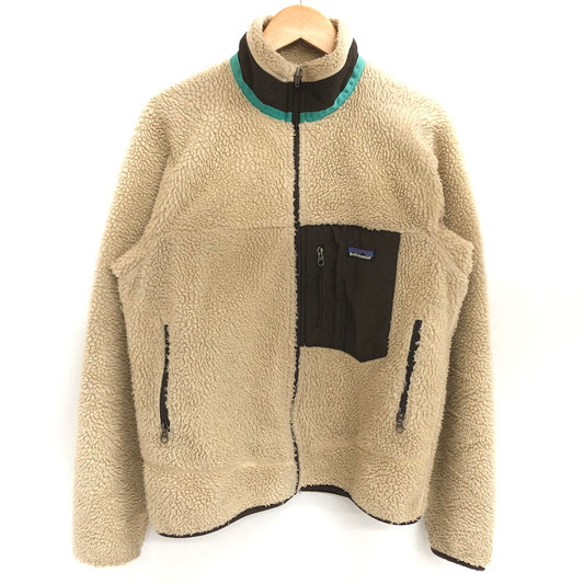 【ジャンク品】【メンズ】 PATAGONIA パタゴニア CLASSIC RETRO-X 23055FA11 クラシックレトロ フリースジャケット ボアジャケット アウター 144-260511-rs-01-fur サイズ：S カラー：ベージュ 万代Net店