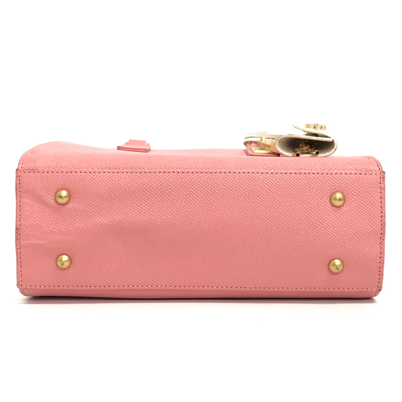 【中古品】【レディース】 SAMANTHA THAVASA サマンサタバサ SAMANTHA MINE 2WAY BAG サマンサマイン 2WAY ハンドバッグ ショルダーバッグ 鞄 188-260727-rs-05-fur カラー：コーラルピンク 万代Net店