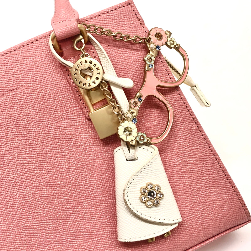 【中古品】【レディース】 SAMANTHA THAVASA サマンサタバサ SAMANTHA MINE 2WAY BAG サマンサマイン 2WAY ハンドバッグ ショルダーバッグ 鞄 188-260727-rs-05-fur カラー：コーラルピンク 万代Net店