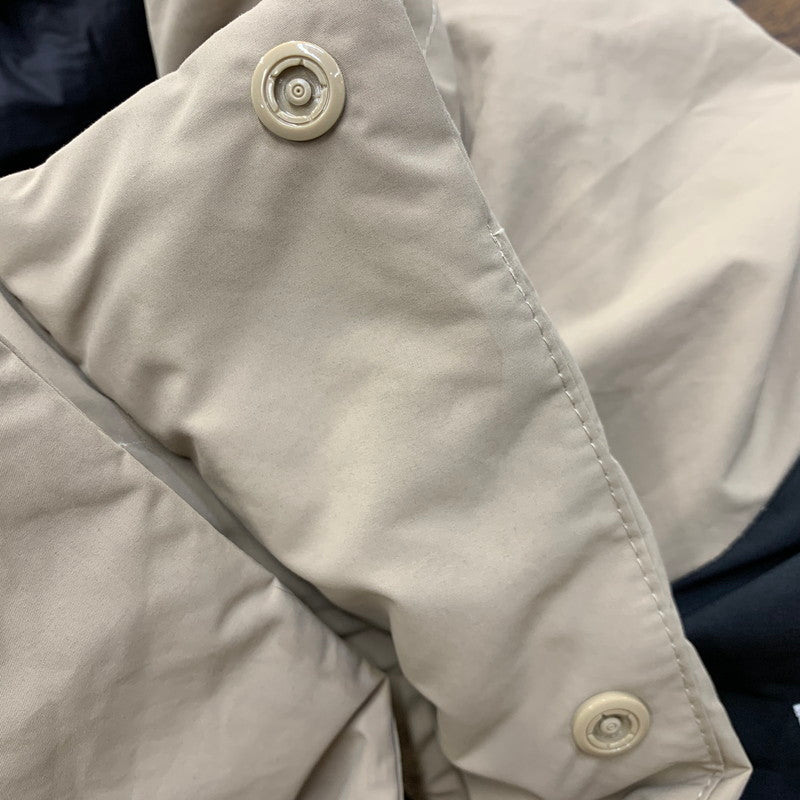 【中古品】【メンズ】 FIRST DOWN ファーストダウン F342520 WRAP DOWN PARKA DICROS MAURI ラップ ダウン パーカー ディクロス マウリ アウター 144-260825-cs-07-izu サイズ：M カラー：ベージュ×ブラック 万代Net店