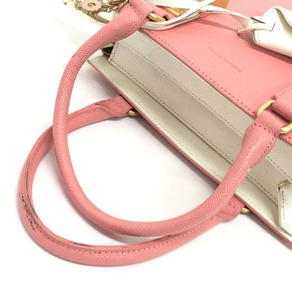 【中古品】【レディース】 SAMANTHA THAVASA サマンサタバサ SAMANTHA MINE 2WAY BAG サマンサマイン 2WAY ハンドバッグ ショルダーバッグ 鞄 188-260727-rs-05-fur カラー：コーラルピンク 万代Net店