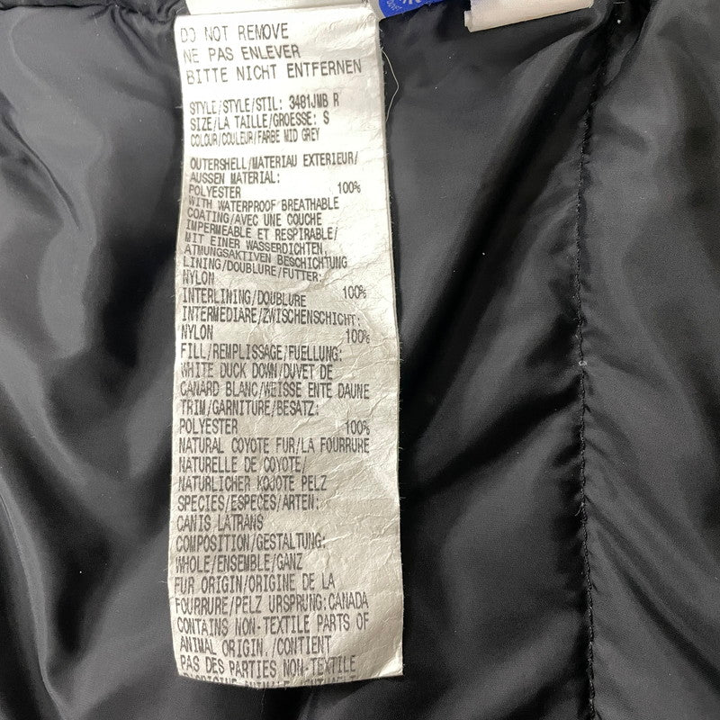 【中古品】【メンズ】 CANADA GOOSE カナダグース × EDIFICE 別注 コラボ CRESTON PARKA BLACK LABEL 3481JMB クレストンパーカ ブラックレーベル アウター ダウンジャケット 141-251211-yo-05-tei サイズ：S カラー：グレー 万代Net店