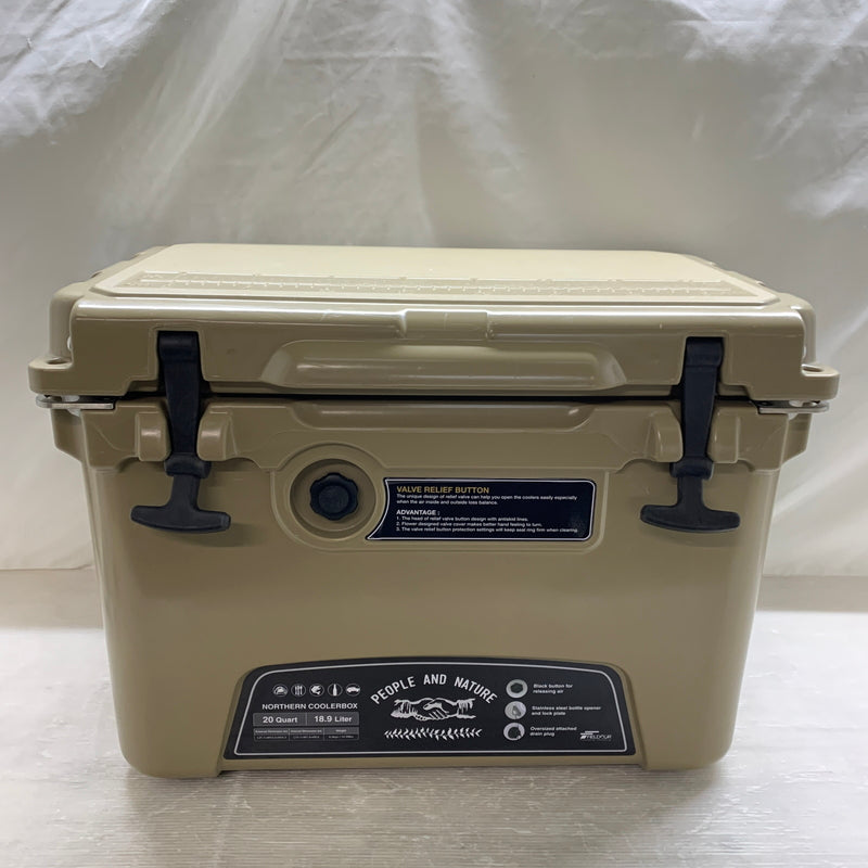【現状渡し品】 FIELDOOR フィールドア ノーザンクーラーボックス 20Quart 18.9Liter 128-260804-zi-01-min 万代Net店
