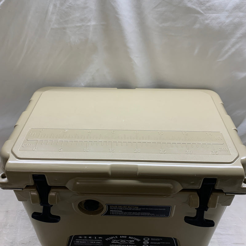 【現状渡し品】 FIELDOOR フィールドア ノーザンクーラーボックス 20Quart 18.9Liter 128-260804-zi-01-min 万代Net店