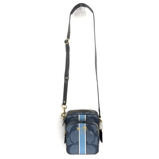 【現状渡し品】【レディース】 COACH コーチ SHOULDER BAG E0869-12581 ショルダーバッグ ポシェット 鞄 180-260727-rs-06-fur カラー：インディゴ系 万代Net店