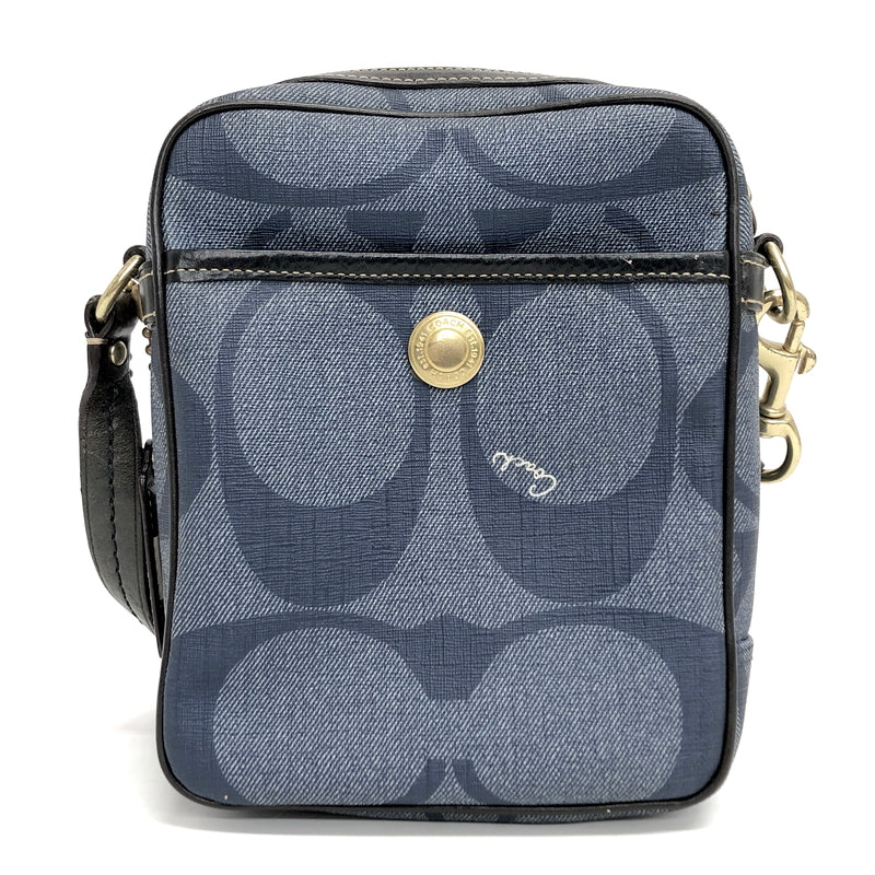 【現状渡し品】【レディース】 COACH コーチ SHOULDER BAG E0869-12581 ショルダーバッグ ポシェット 鞄 180-260727-rs-06-fur カラー：インディゴ系 万代Net店