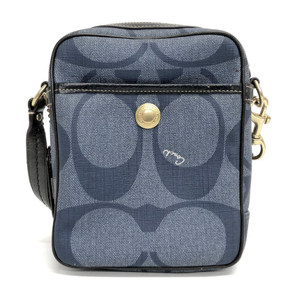 【現状渡し品】【レディース】 COACH コーチ SHOULDER BAG E0869-12581 ショルダーバッグ ポシェット 鞄 180-260727-rs-06-fur カラー：インディゴ系 万代Net店