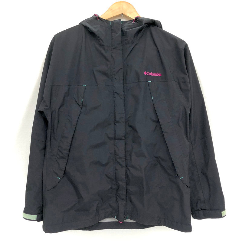 【現状渡し品】【レディース】 Columbia コロンビア WABASH JACKET 114 PL2188 ワバシュジャケット マウンテンパーカー ジャケット OMNI-TECH アウトドア系 168-250529-rs-03-fur サイズ：L カラー：ブラック 万代Net店