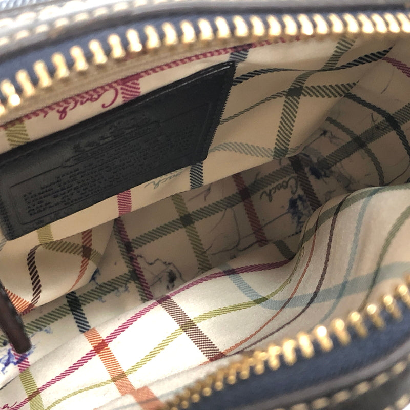 【現状渡し品】【レディース】 COACH コーチ SHOULDER BAG E0869-12581 ショルダーバッグ ポシェット 鞄 180-260727-rs-06-fur カラー：インディゴ系 万代Net店