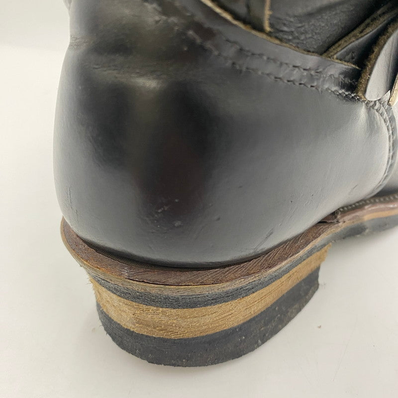 【中古品】【メンズ】 RED WING レッドウィング KNIFE POCKET ENGINEER BOOTS 8270 PT91 ナイフポケット エンジニアブーツ 靴 USA製 164-251202-yy-03-tei カラー：ブラック 万代Net店