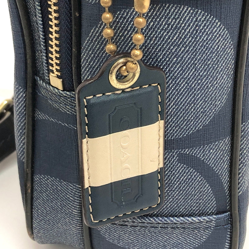 【現状渡し品】【レディース】 COACH コーチ SHOULDER BAG E0869-12581 ショルダーバッグ ポシェット 鞄 180-260727-rs-06-fur カラー：インディゴ系 万代Net店