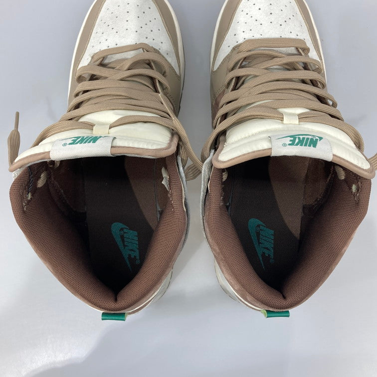 【中古品】【メンズ】 NIKE ナイキ DH5348-100 DUNK HIGH PRM LIGHT CHOCOLATE スニーカー 本体のみ 160-260129-WA-02-iwa サイズ：27.5cm カラー：SAIL/KHAKI/LIGHT CHOCOLATE 万代Net店