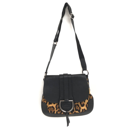 【中古品】【レディース】 DOLCE&GABBANA ドルチェアンドガッバーナ BB1571 レオパード キャンバス ショルダーバッグ ヒョウ柄 鞄 180-260727-rs-07-fur カラー：ブラック/レオパード 万代Net店