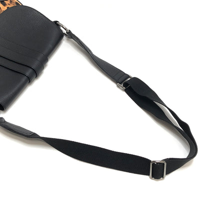 【中古品】【レディース】 DOLCE&GABBANA ドルチェアンドガッバーナ BB1571 レオパード キャンバス ショルダーバッグ ヒョウ柄 鞄 180-260727-rs-07-fur カラー：ブラック/レオパード 万代Net店